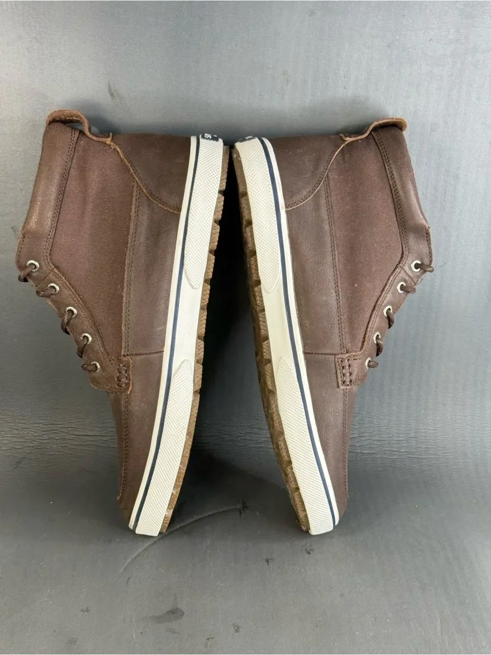 Sperry Men's Halyard Sneakerboot shoes brown size 13